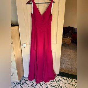 Azazie bridesmaid’s dress- maroon